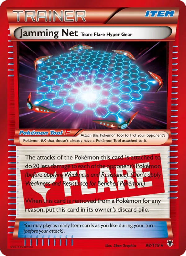 Jamming Net Team Flare Hyper Gear (Phantom Forces #98/119)