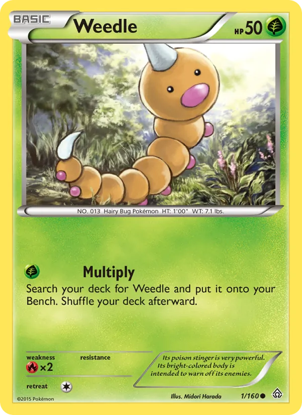Weedle (Primal Clash #1/160)