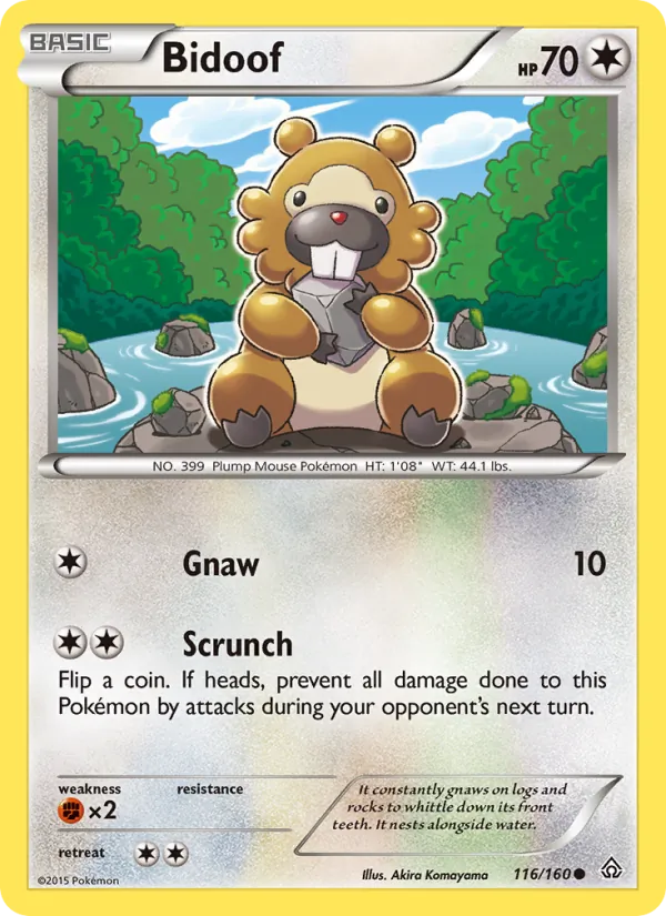 Bidoof (Primal Clash #116/160)
