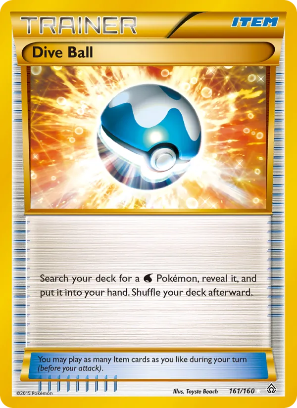 Dive Ball (Primal Clash #161/160)