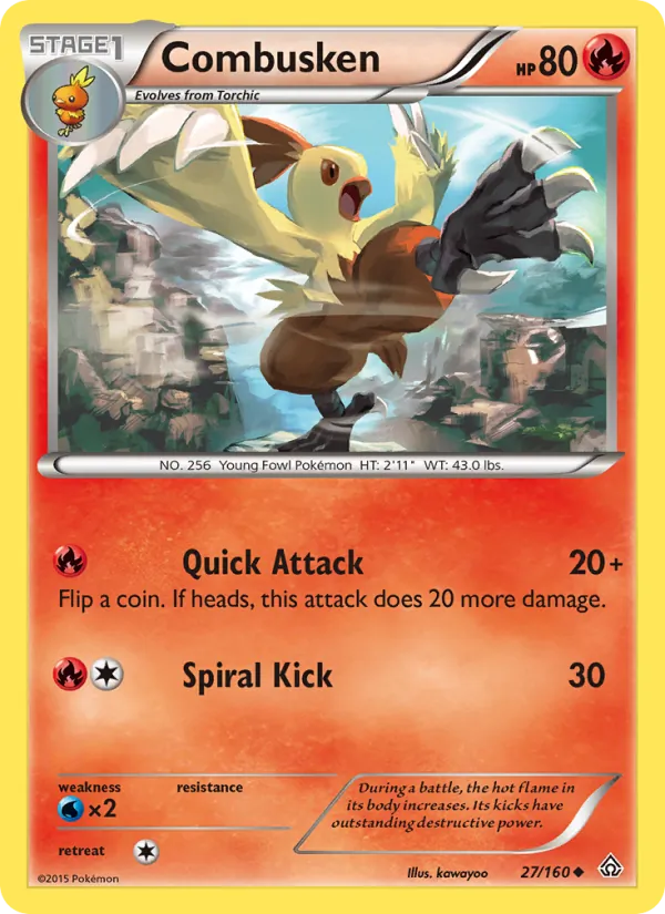 Combusken (Primal Clash #27/160)