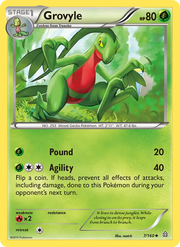 Grovyle (Primal Clash #7/160)