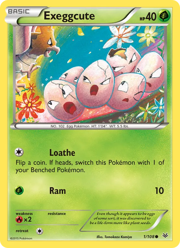 Exeggcute (Roaring Skies #1/108)