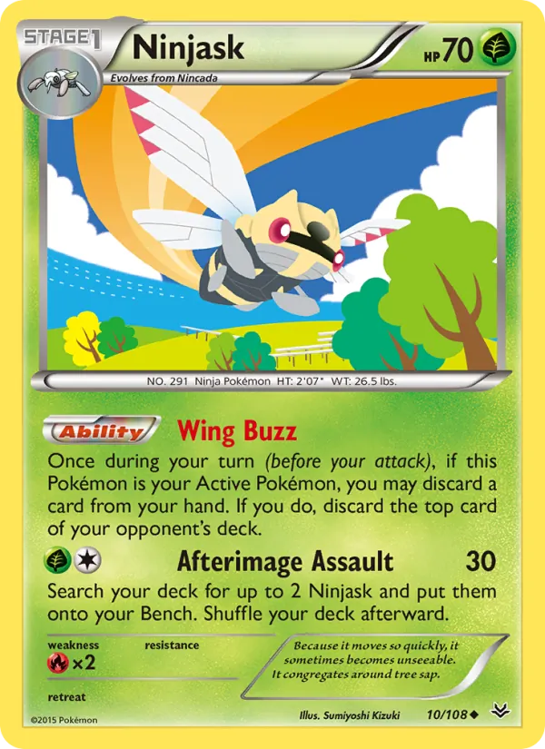 Ninjask (Roaring Skies #10/108)