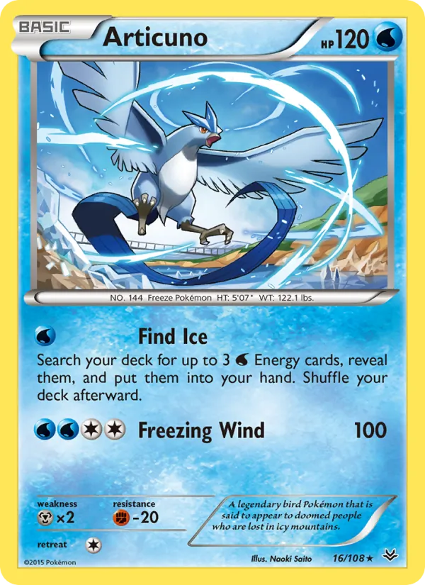 Articuno (Roaring Skies #16/108)
