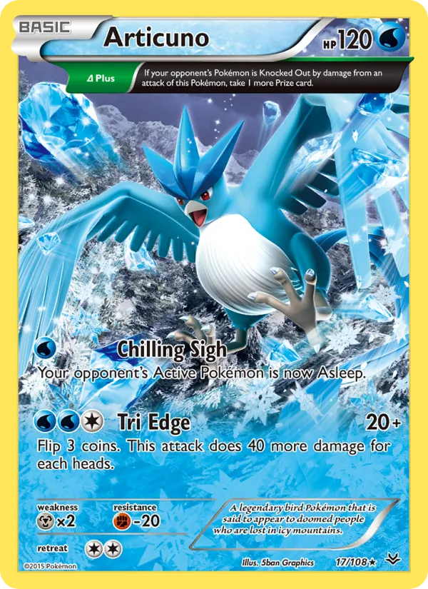 Articuno (Roaring Skies #17/108)