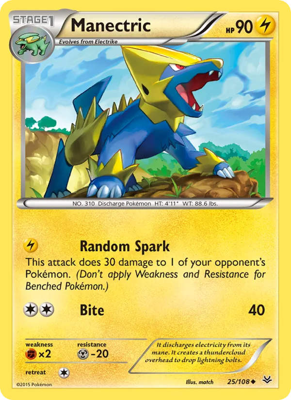 Manectric (Roaring Skies #25/108)