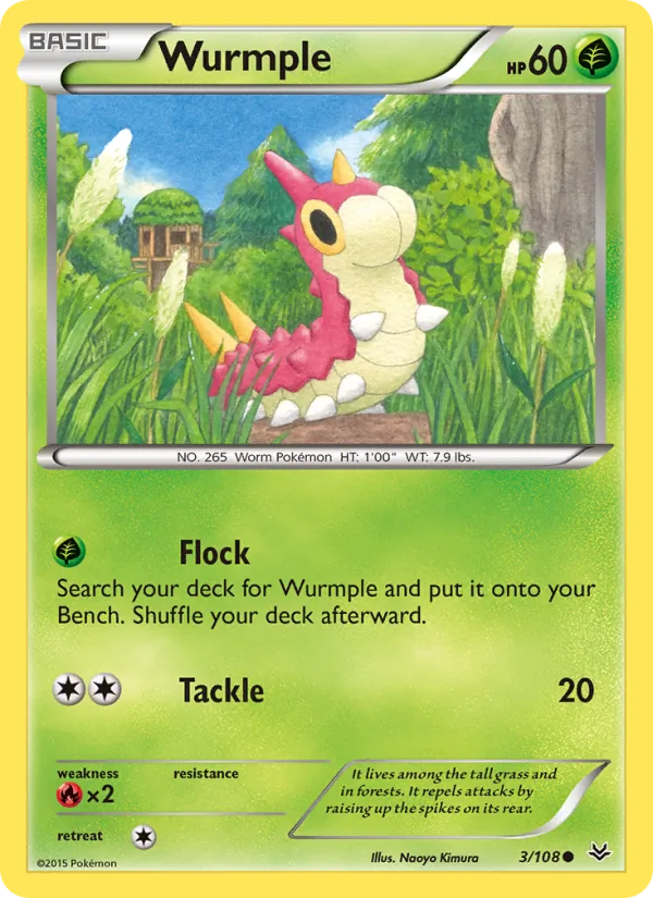 Wurmple (Roaring Skies #3/108)