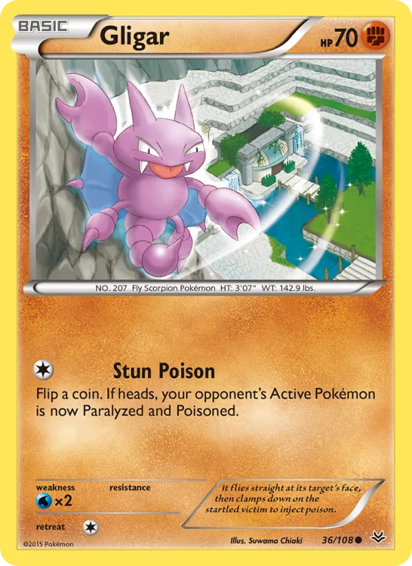 Gligar (Roaring Skies #36/108)