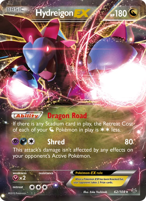 Hydreigon EX (Roaring Skies #62/108)