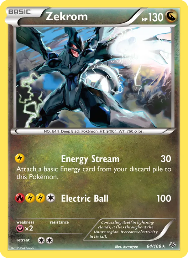 Zekrom (Roaring Skies #64/108)