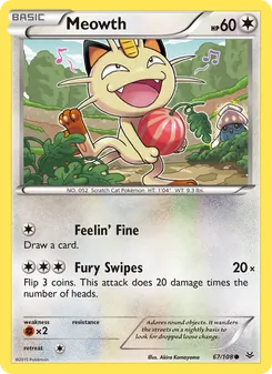 Meowth (Roaring Skies #67/108)