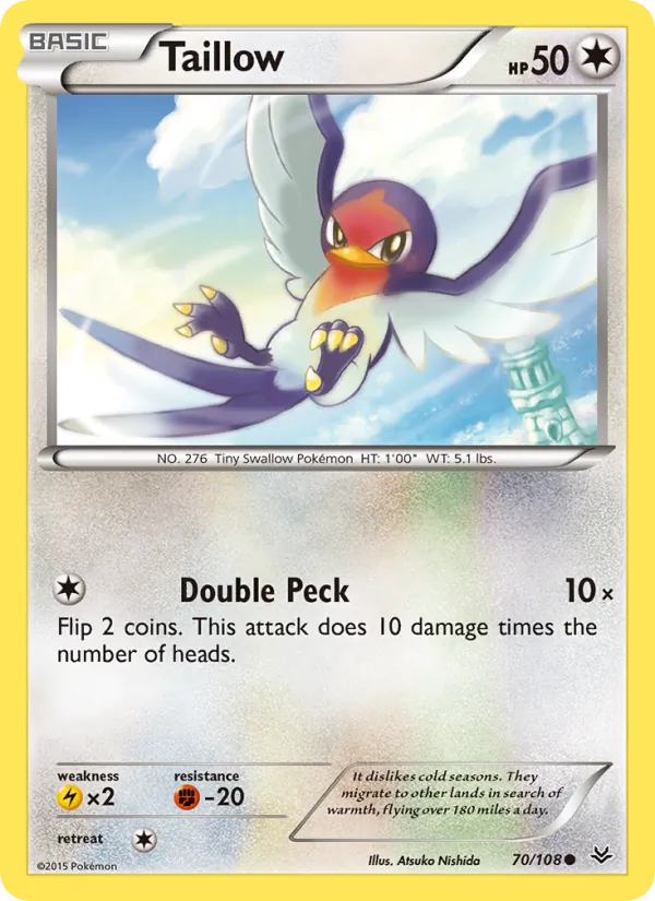 Taillow (Roaring Skies #70/108)