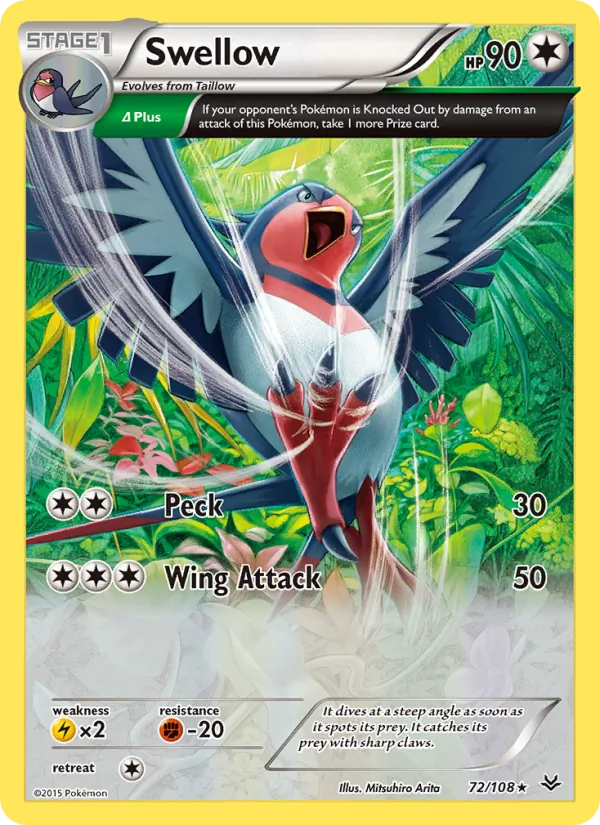 Swellow (Roaring Skies #72/108)