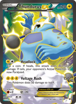 Thundurus EX (Roaring Skies #98/108)