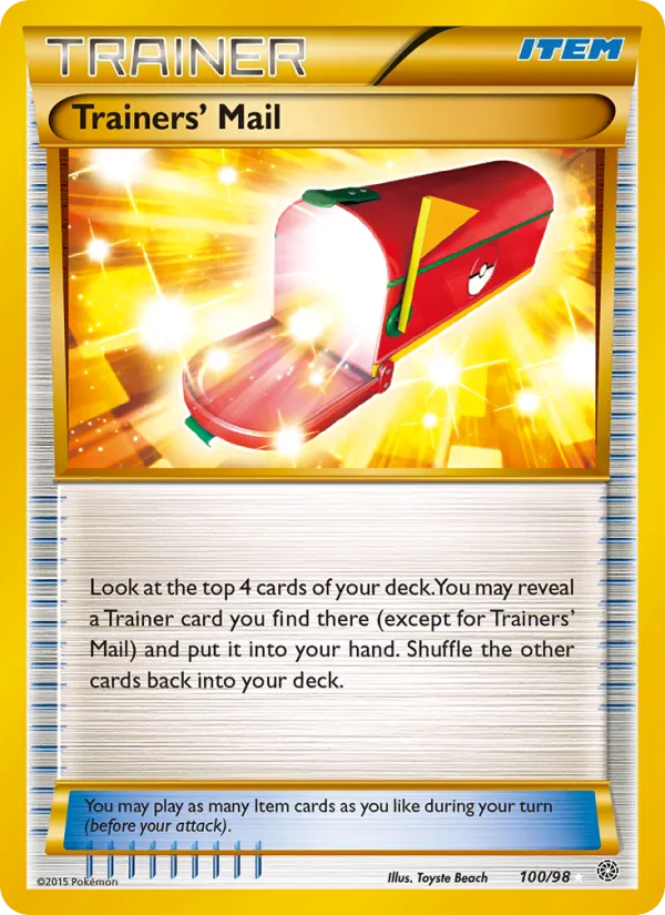 Trainers' Mail (Ancient Origins #100/98)