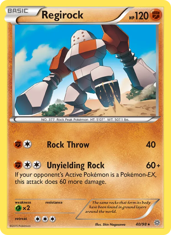 Regirock (Ancient Origins #40/98)