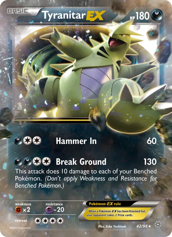 Tyranitar EX (Ancient Origins #42/98)