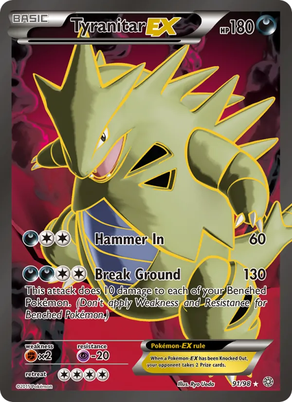 Tyranitar EX (Ancient Origins #91/98)