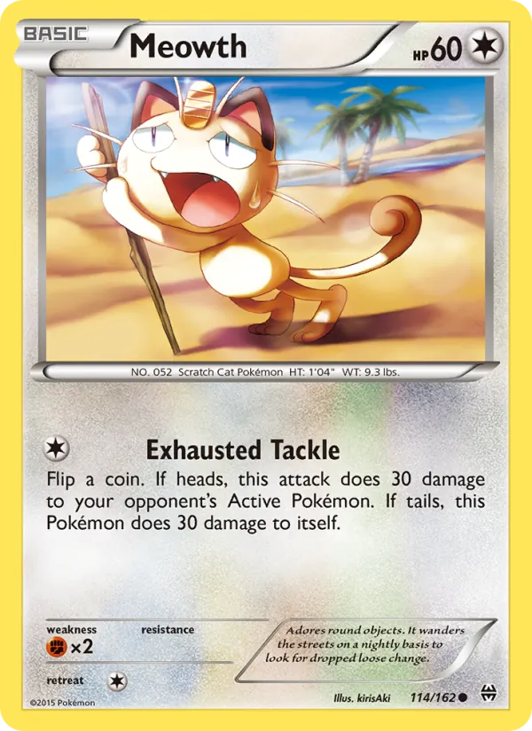 Meowth (BREAKthrough #114/162)