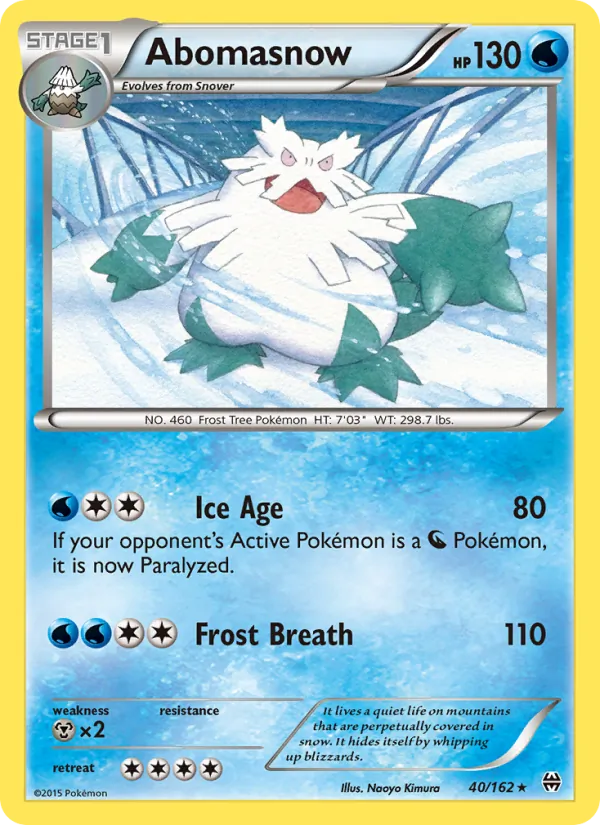 Abomasnow (BREAKthrough #40/162)