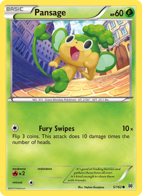 Pansage (BREAKthrough #5/162)
