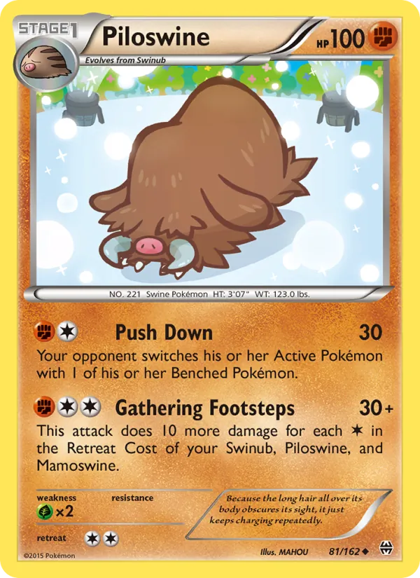 Piloswine (BREAKthrough #81/162)