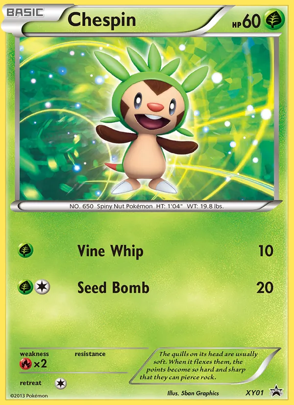 Chespin (XY Promo #XY01/211)