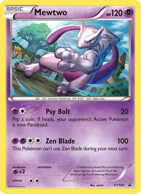 Mewtwo (XY Black Star Promos #XY100/211)