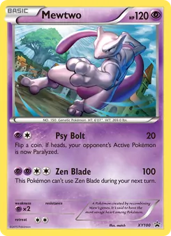 Mewtwo (XY Black Star Promos #XY100/211)