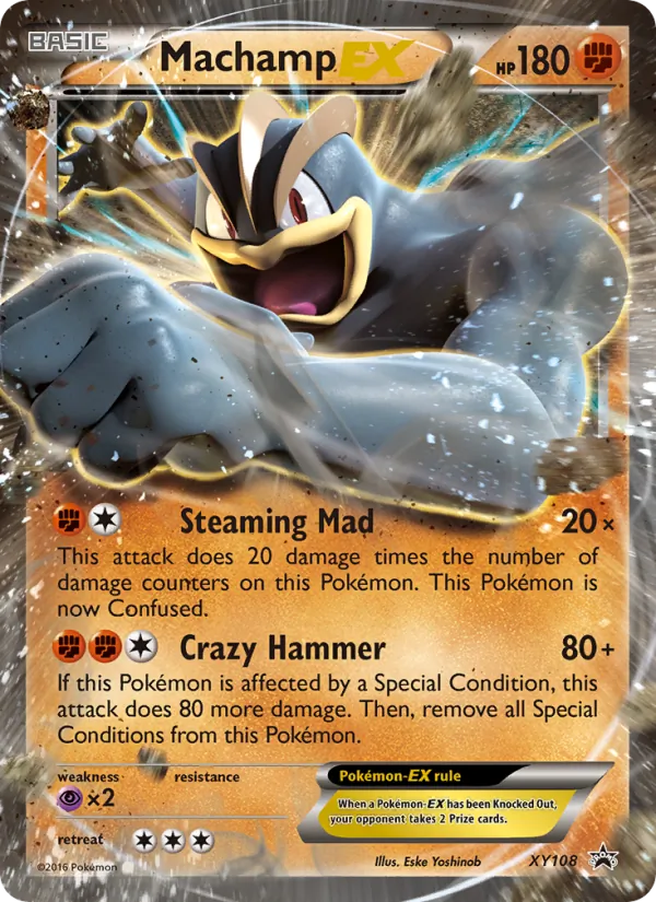 Machamp EX (XY Black Star Promos #XY108/211)