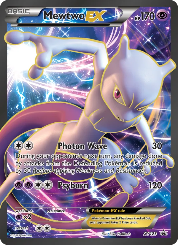Mewtwo EX (XY Black Star Promos #XY125/211)