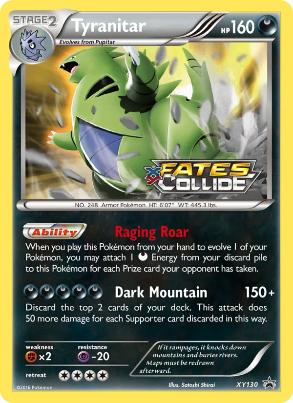 Tyranitar (XY Black Star Promos #XY130/211)