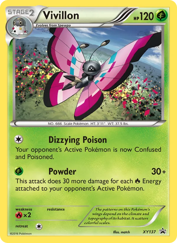 Vivillon (XY Black Star Promos #XY137/211)