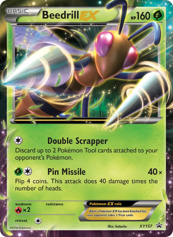 Beedrill EX (XY Black Star Promos #XY157/211)