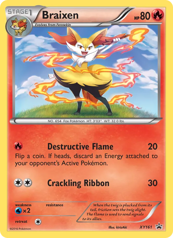 Braixen (XY Black Star Promos #XY161/211)