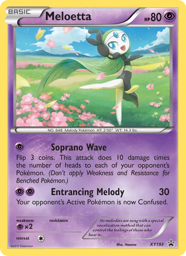 Meloetta (XY Black Star Promos #XY193/211)