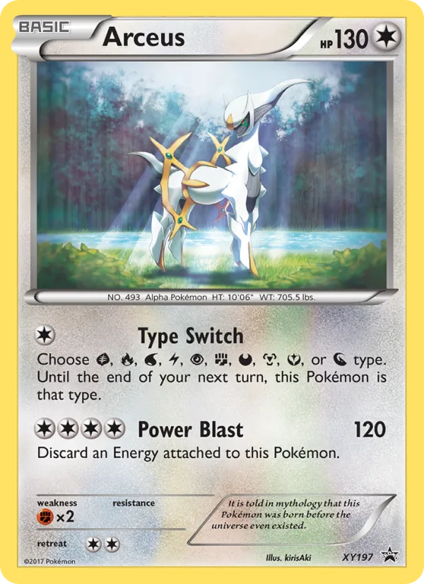 Arceus (XY Black Star Promos #XY197/211)