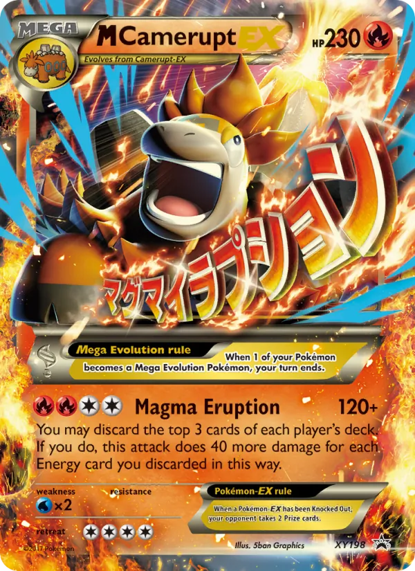 M Camerupt-EX (XY Promo #XY198/211)