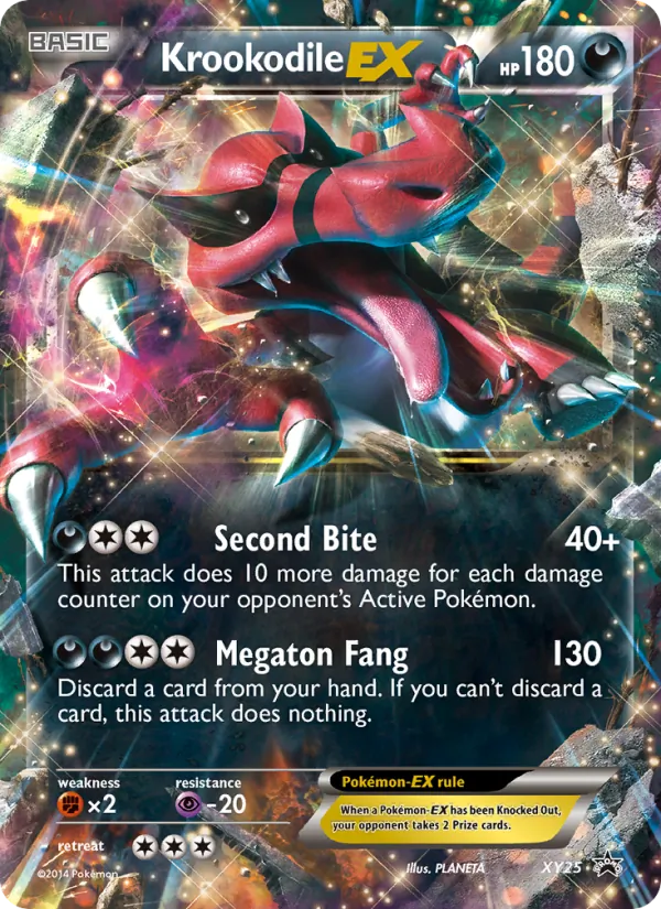 Krookodile EX (XY Black Star Promos #XY25/211)