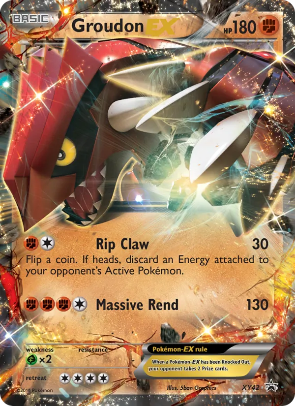 Groudon EX (XY Black Star Promos #XY42/211)