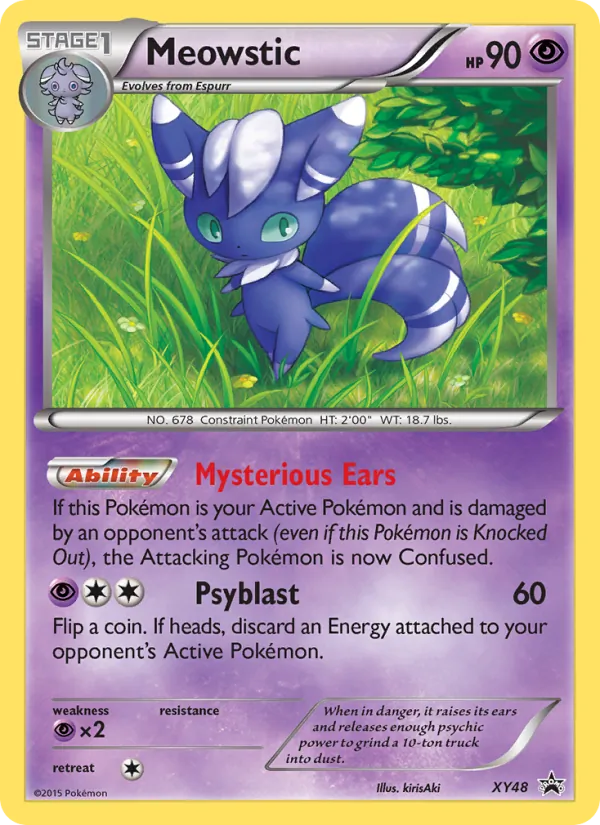 Meowstic (XY Black Star Promos #XY48/211)