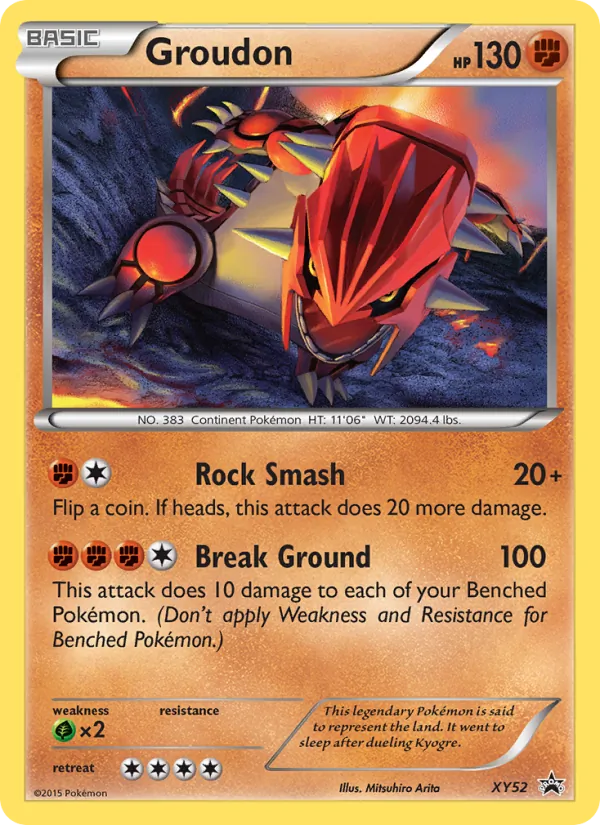 Groudon (XY Black Star Promos #XY52/211)