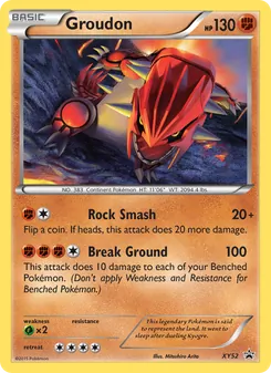 Groudon (XY Black Star Promos #XY52/211)