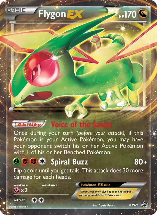 Flygon EX (XY Black Star Promos #XY61/211)