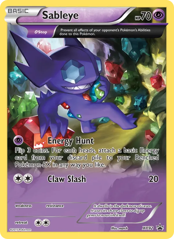 Sableye (XY Black Star Promos #XY92/211)