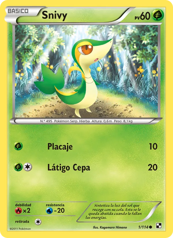 Snivy (Black & White #1/114)