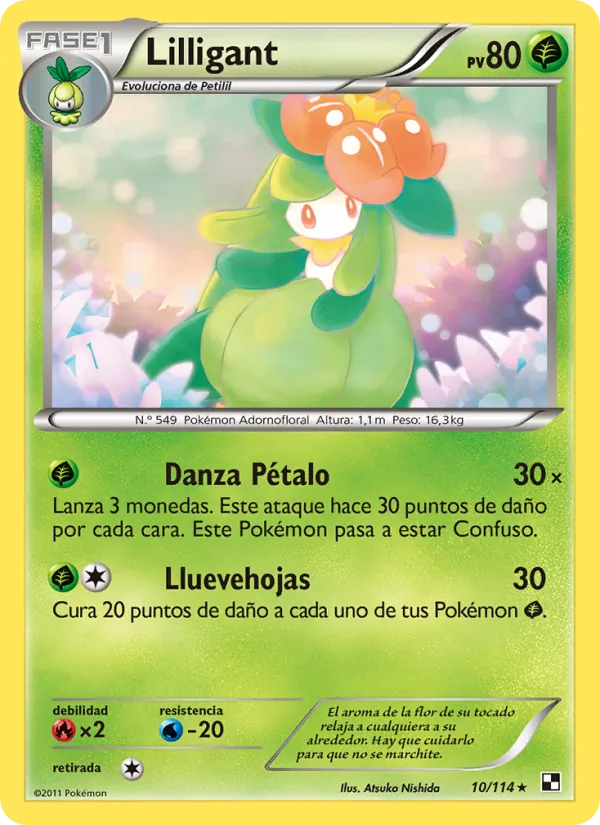 Lilligant (Negro y Blanco #10/114)