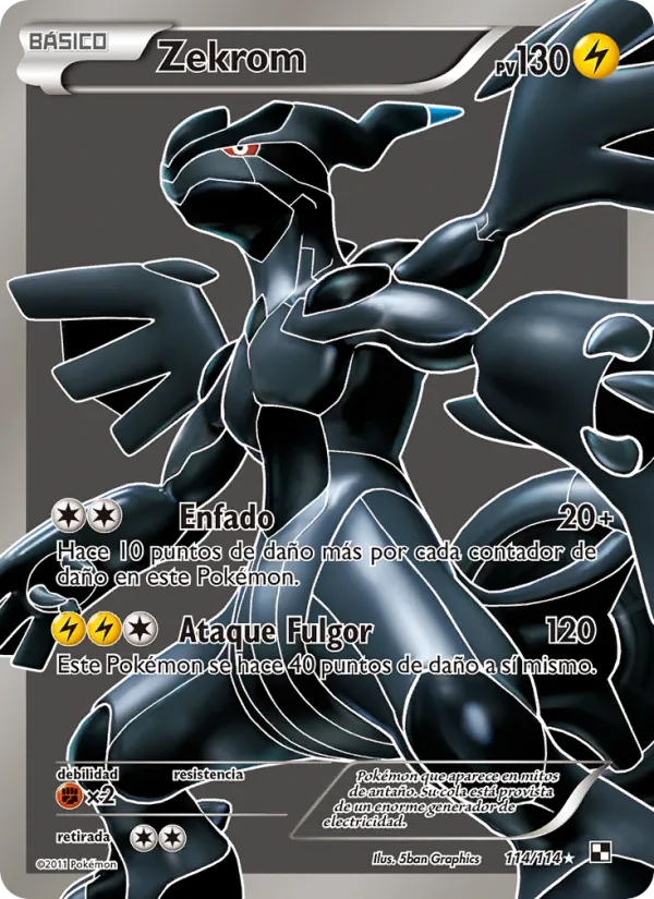 Zekrom (Negro y Blanco #114/114)