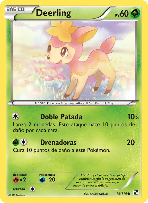 Deerling (Negro y Blanco #13/114)